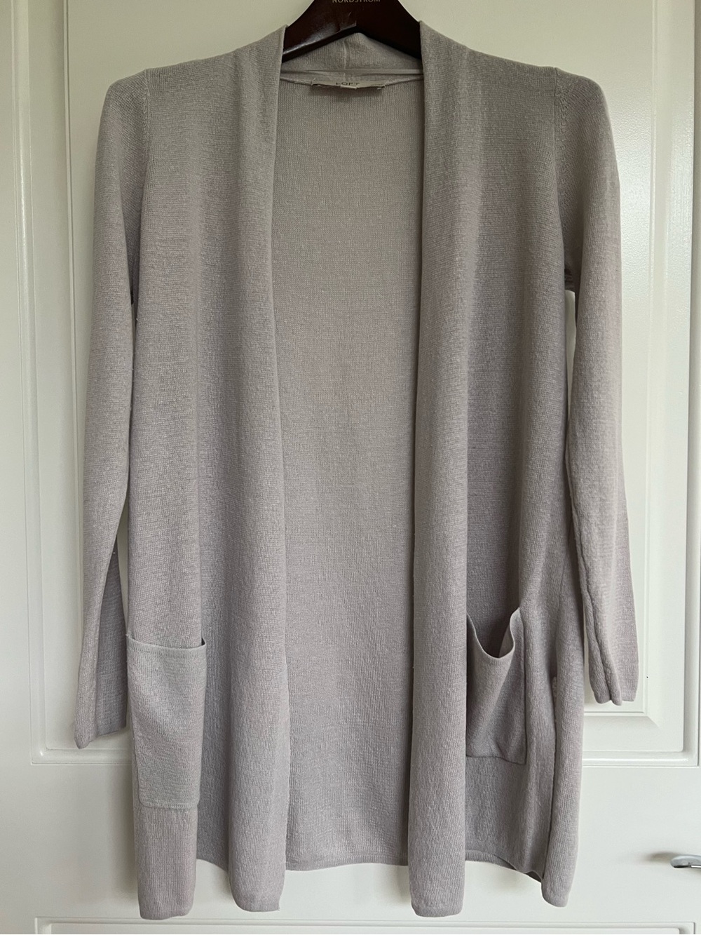 LOFT Women’s Lightweight Neutral Open Cardigan